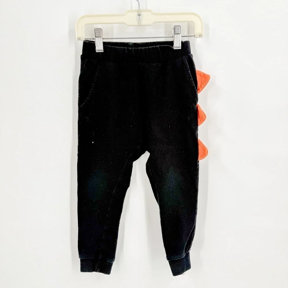H&M Black and Orange Kids Matching Set